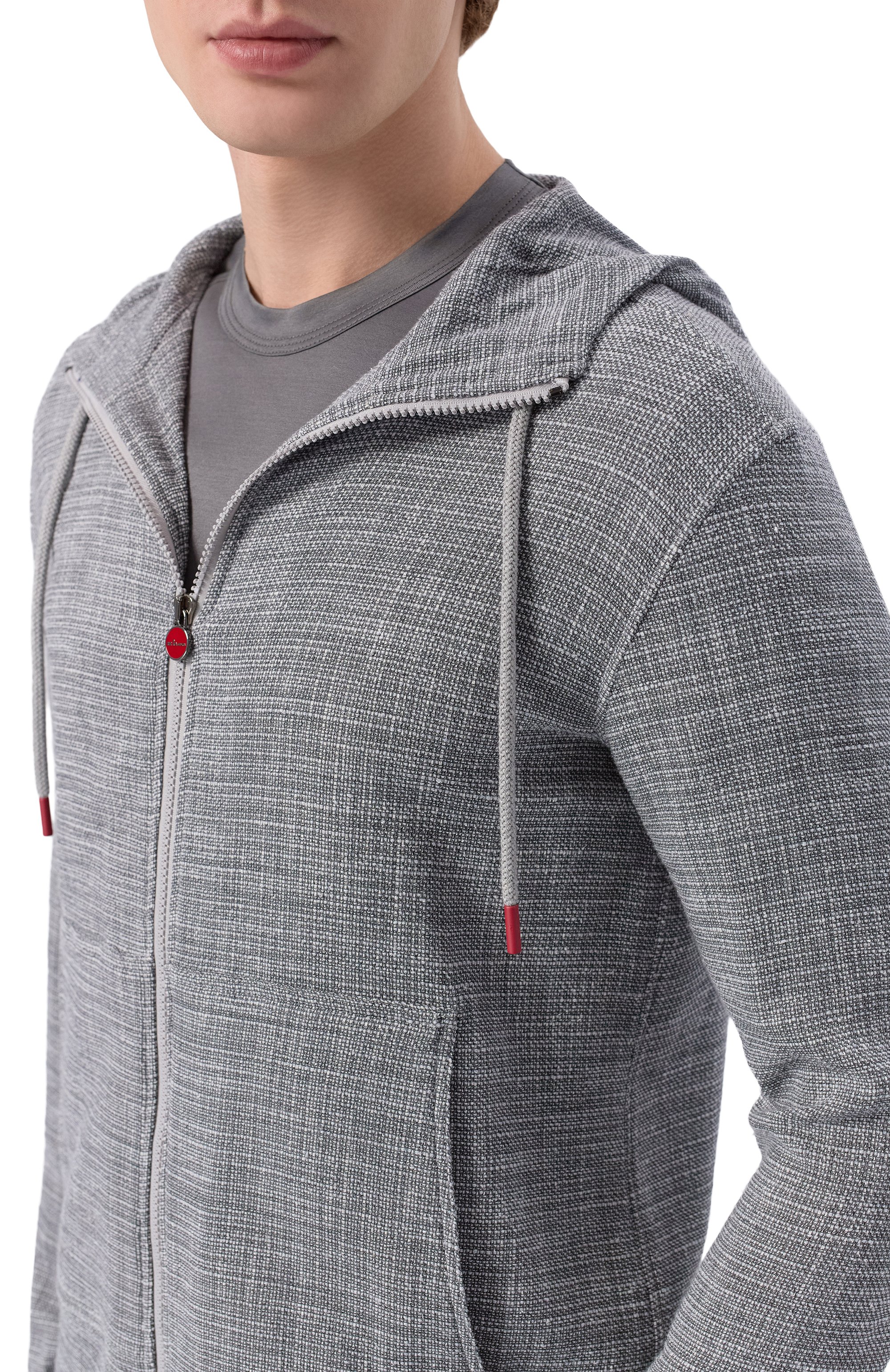 Куртка-рубашка из шерсти и шелка KITON, арт. UMC010K0617E05, фото 5