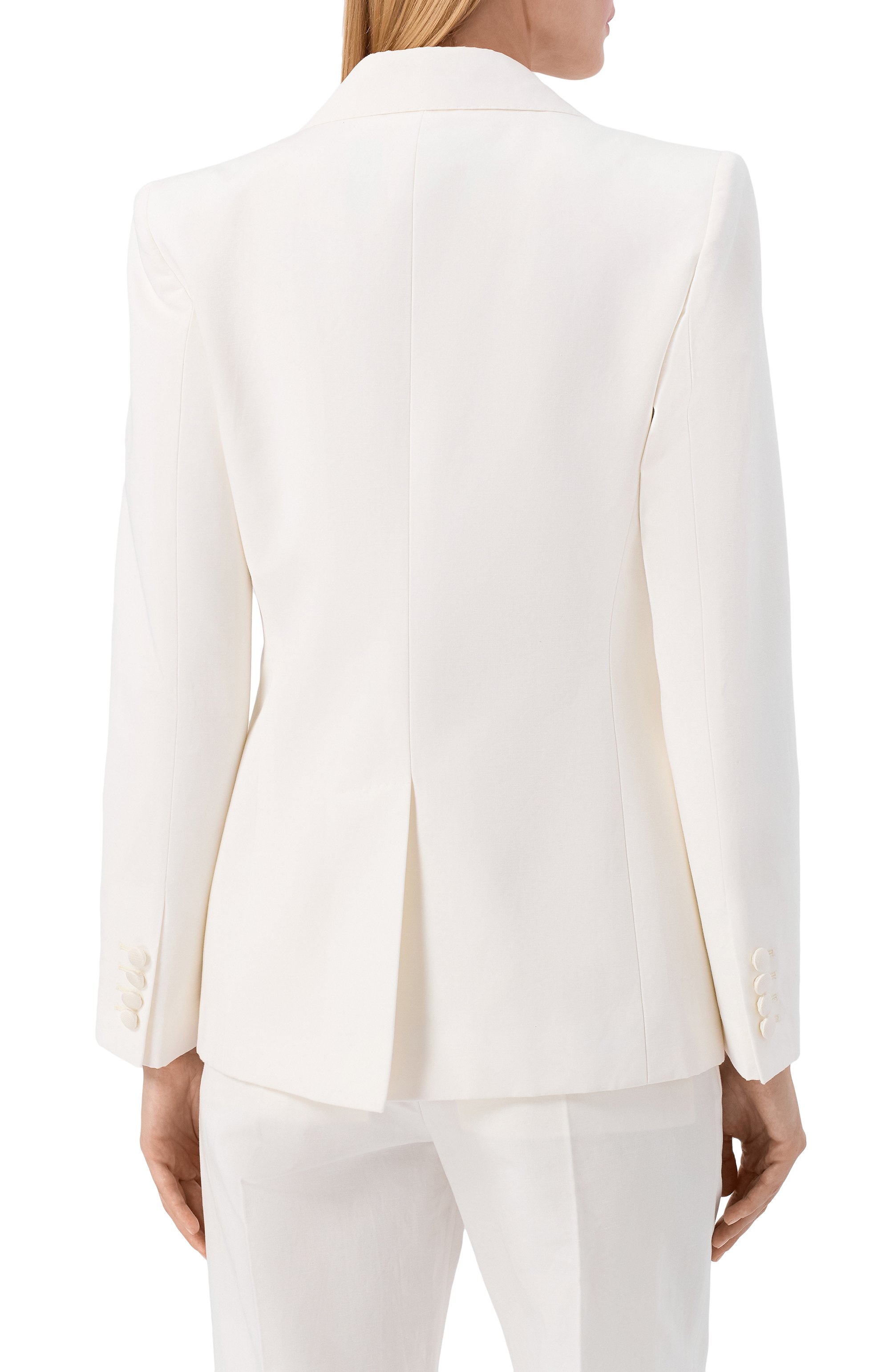 Жакет из хлопка и льна VALENTINO, арт. 7B3CE465/8T1, фото 4