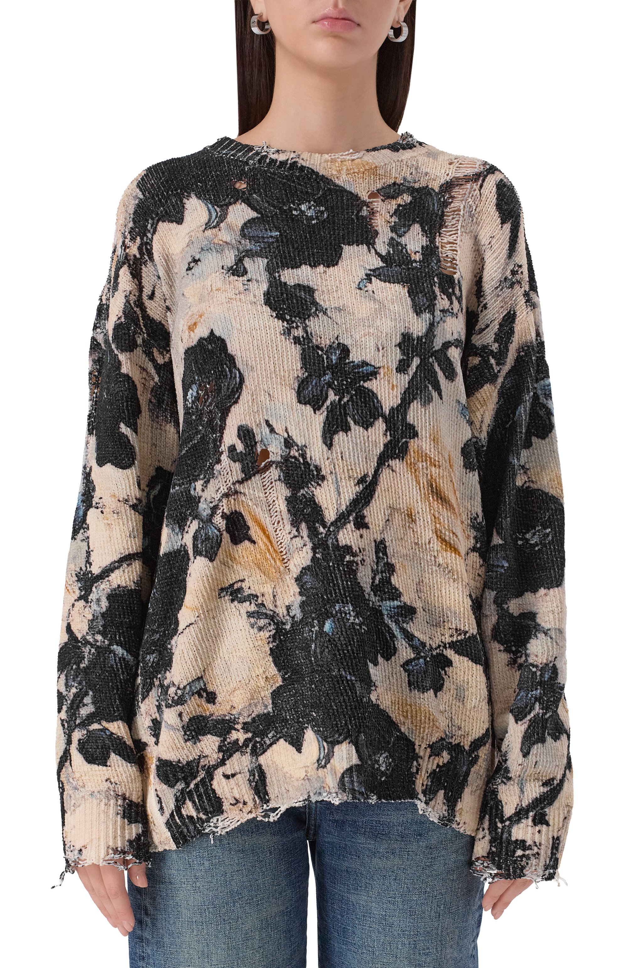 Хлопковый свитер R13, арт. R13WY199-Y220A, фото 3