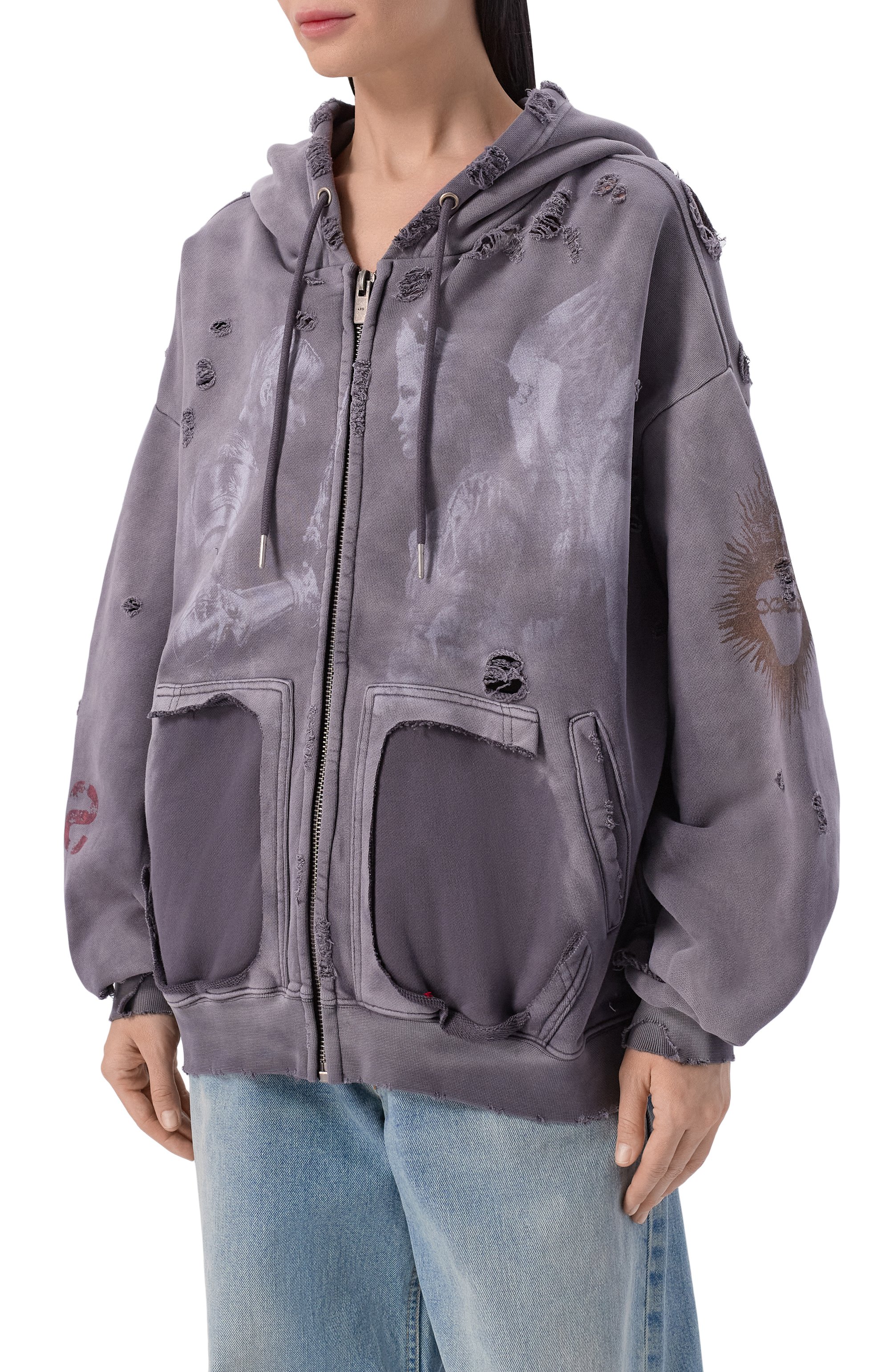 Хлопковая толстовка romeo 495 DENIM, арт. 49526/ZIPUS2GR, фото 3
