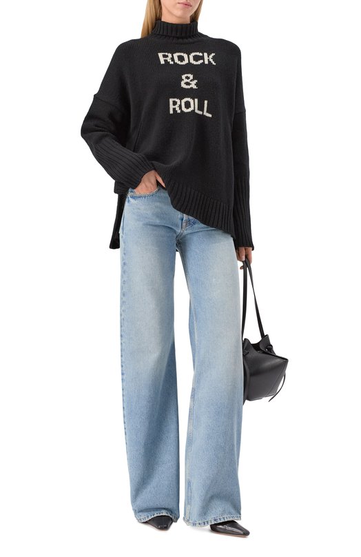 Шерстяной свитер Zadig and Voltaire KWSW00065 Чёрный  KWSW00065 Фото 2