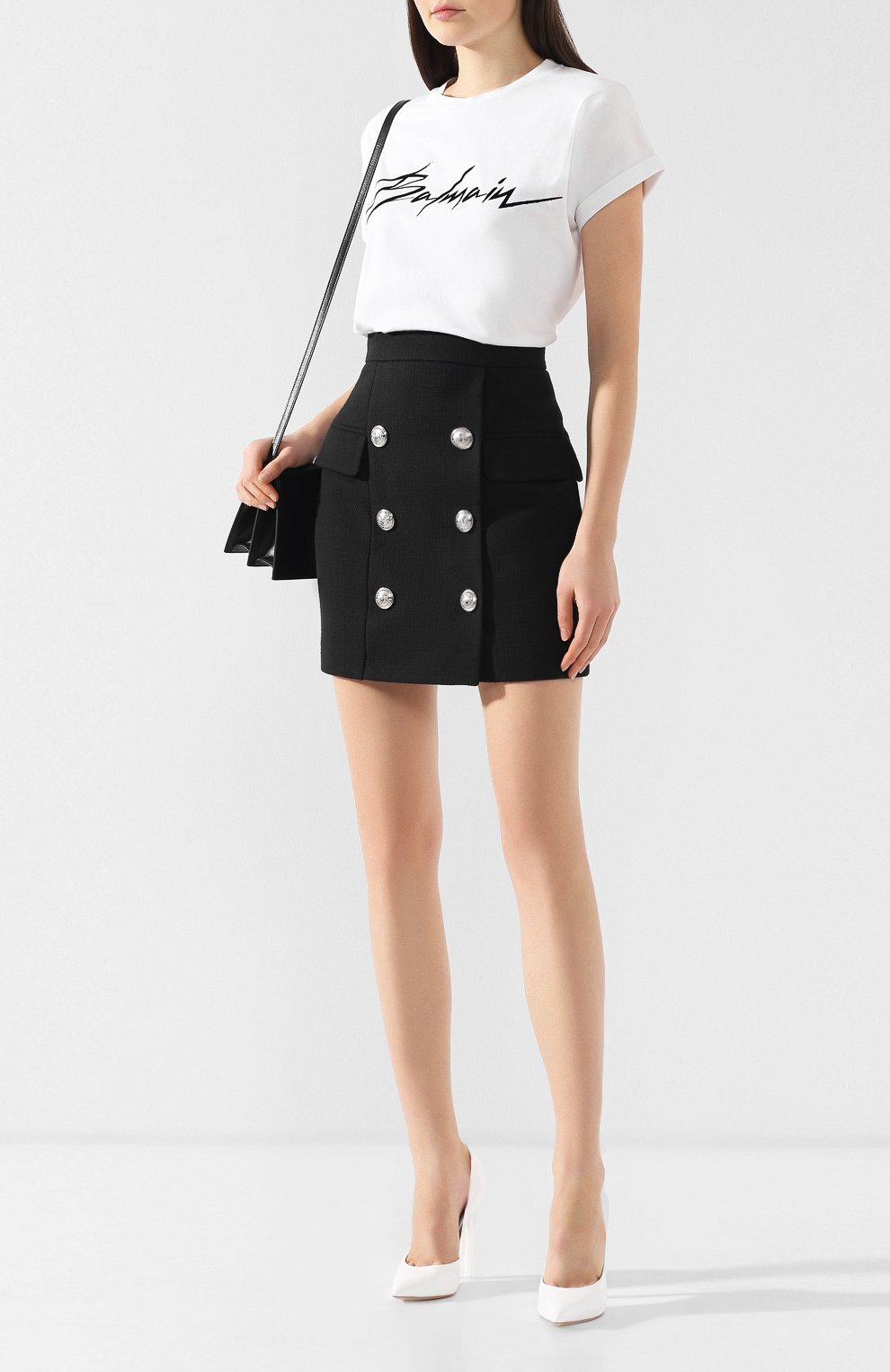 Хлопковая футболка BALMAIN, арт. RF11070/I043, фото 2