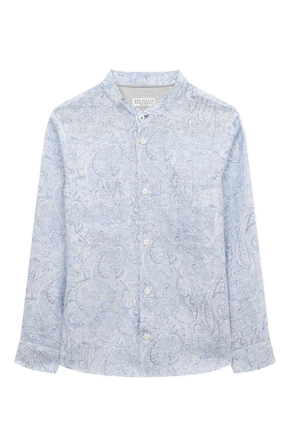 Льняная рубашка BRUNELLO CUCINELLI, арт. BM655C330B, фото 1