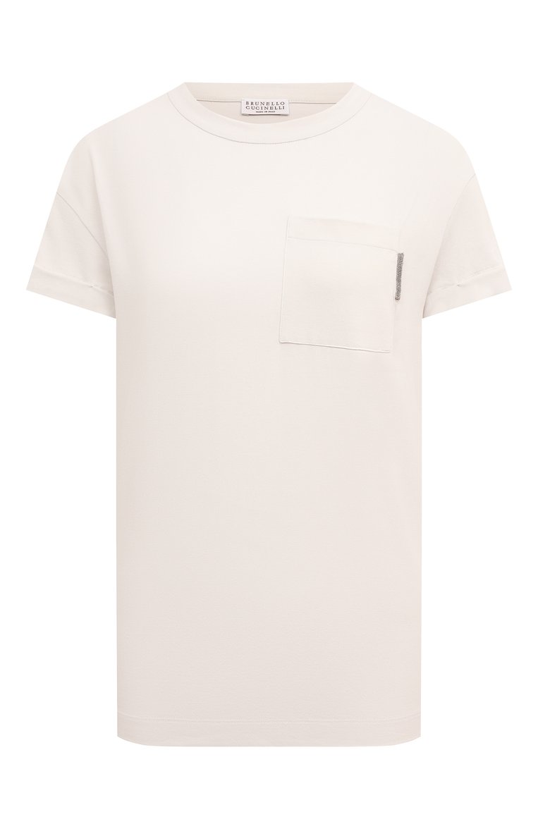 Хлопковая футболка BRUNELLO CUCINELLI, арт. M0T18BB300, фото 1