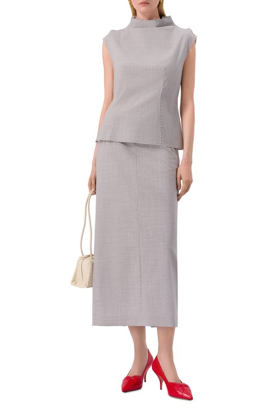 Кожаные туфли Bow Ferragamo 01K026/786901 Красный  01K026/786901 Фото 3
