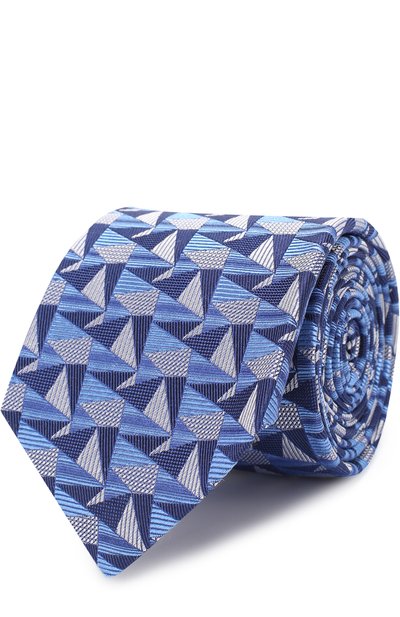 Мужской шелковый галстук с узором TURNBULL & ASSER, арт. TIE002-BB230