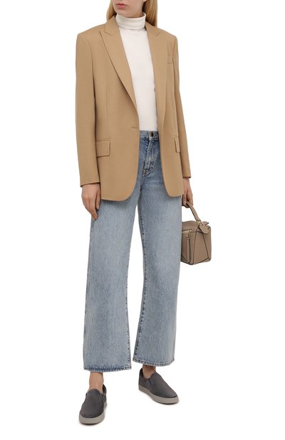 Замшевые слипоны GIORGIO ARMANI, арт. X1Y003/XF462, фото 2