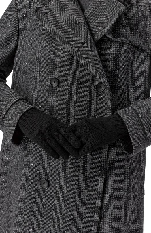 Кашемировые перчатки Tegin 5236-9907 Чёрный  5236-9907 Фото 2