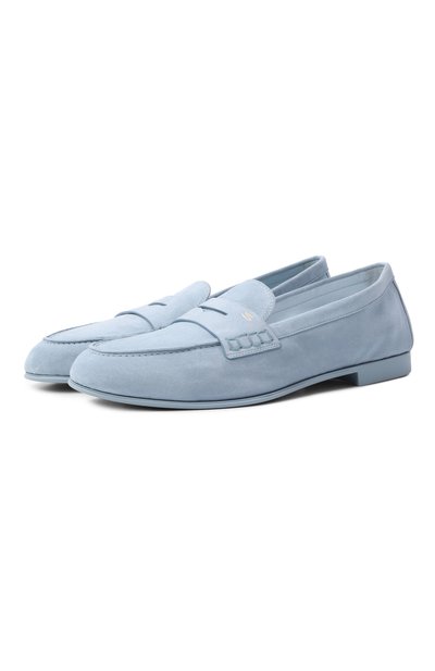 Женские замшевые пенни-лоферы SANTONI, арт. WUVG72025G0MSAEA