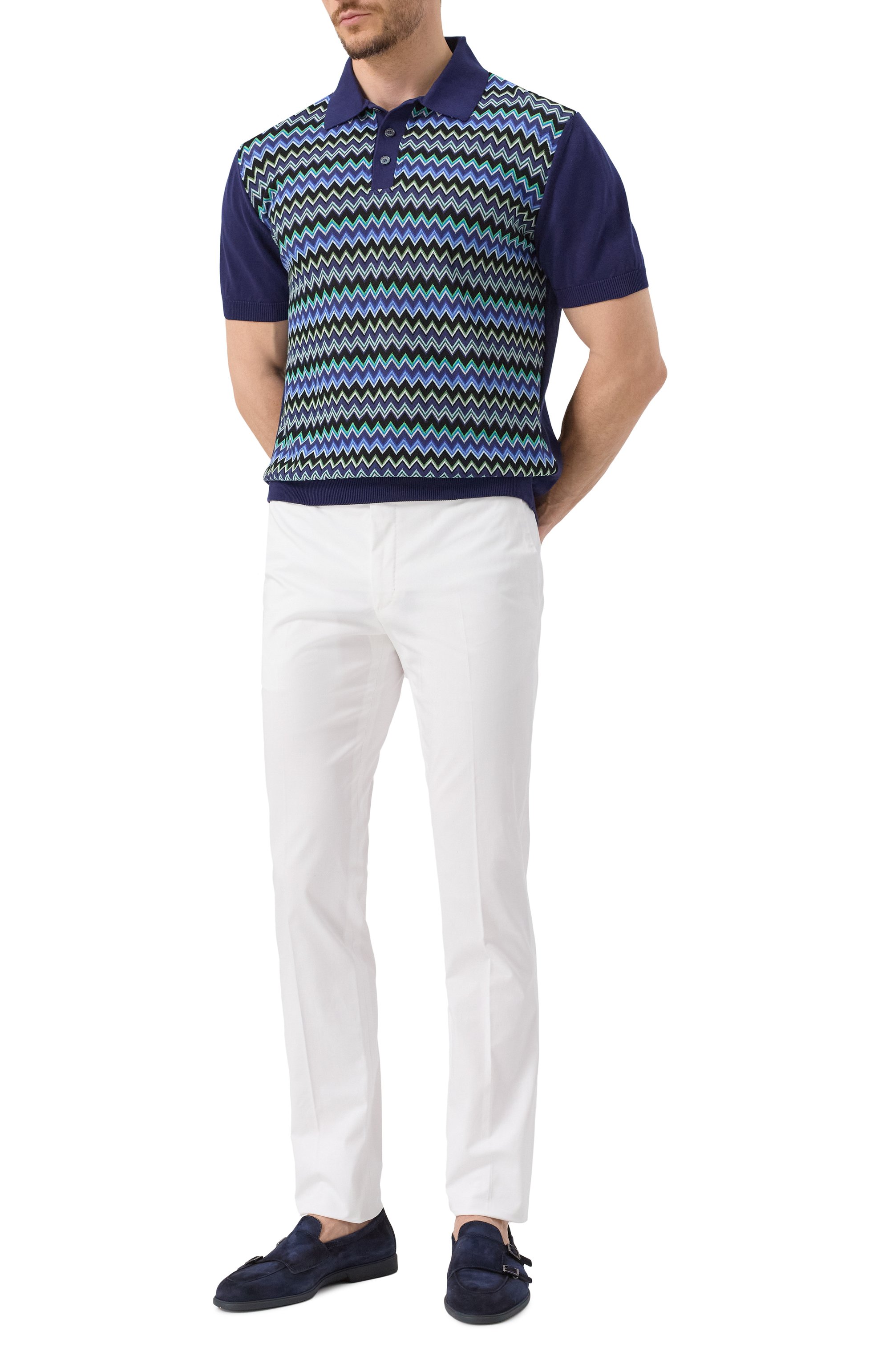 Хлопковое поло MISSONI, арт. US25S20L/BK040U, фото 2