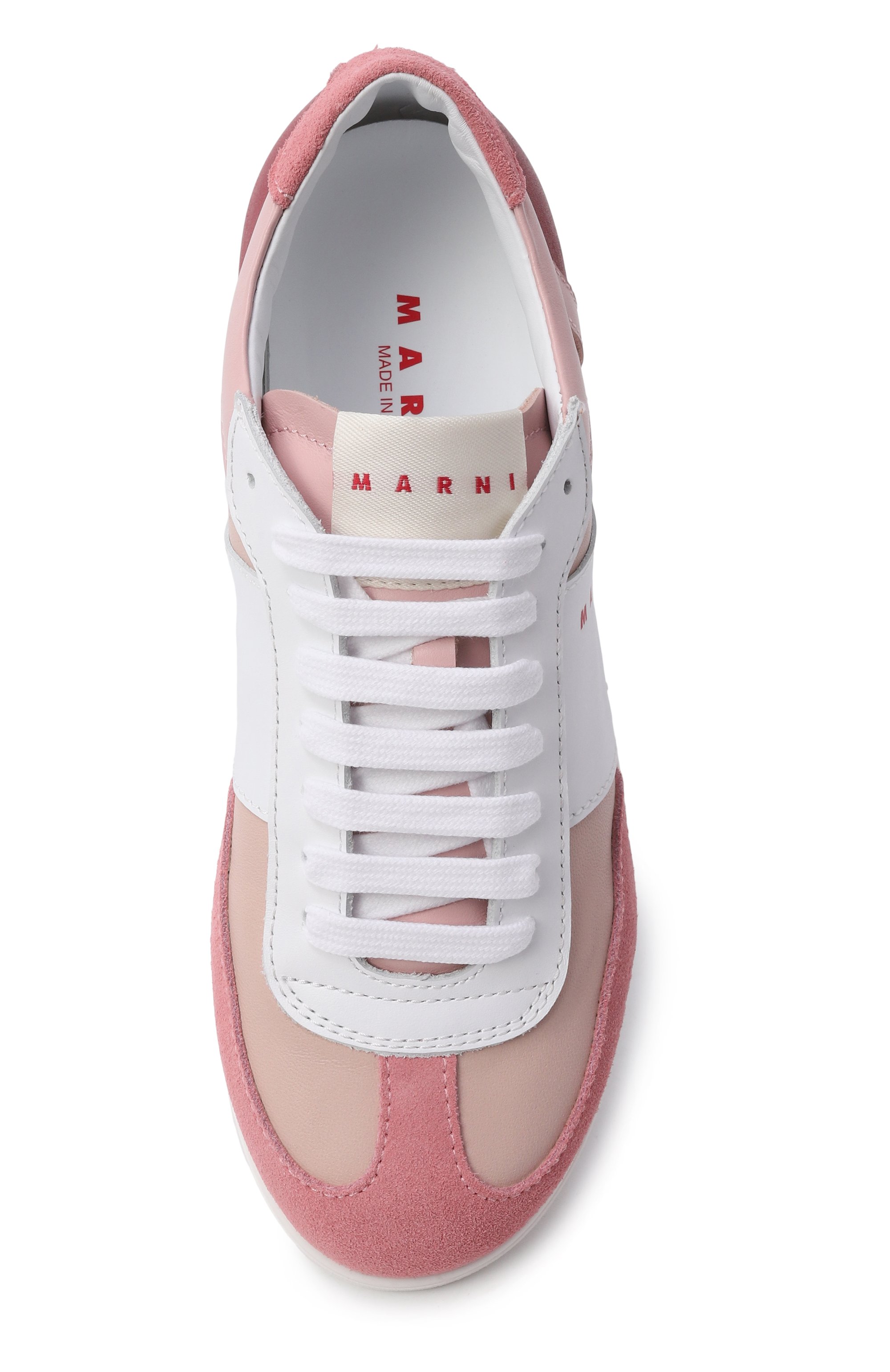 Кожаные кеды MARNI, арт. 82335/VAR3, фото 4