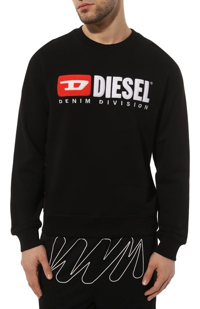 Хлопковый свитшот DIESEL, арт. A03758/0GEAD, фото 3