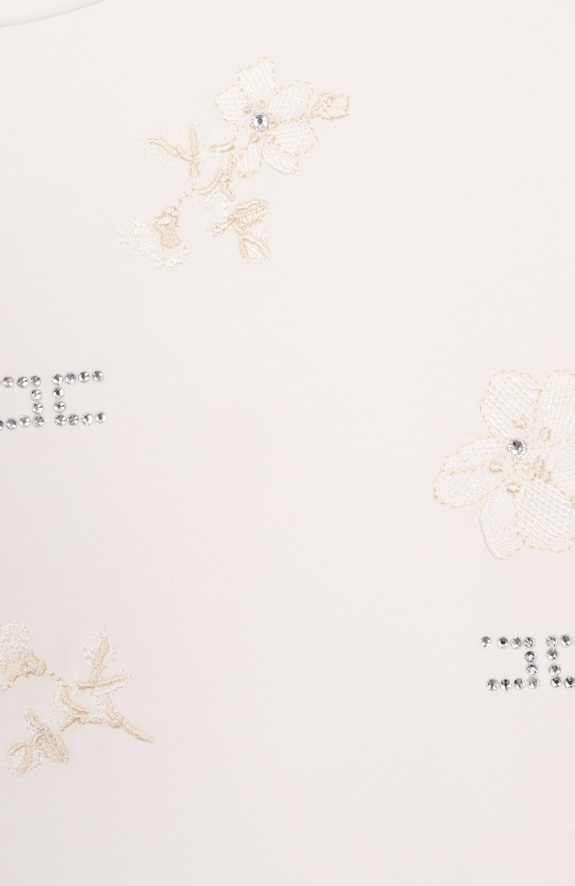 Хлопковая футболка ELISABETTA FRANCHI LA MIA BAMBINA, арт. EFTS2400/JE006/4A-8A, фото 3