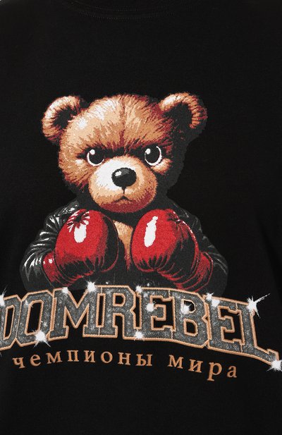 Хлопковая футболка DOMREBEL, арт. PUNCHLINE/T-SHIRT, фото 5