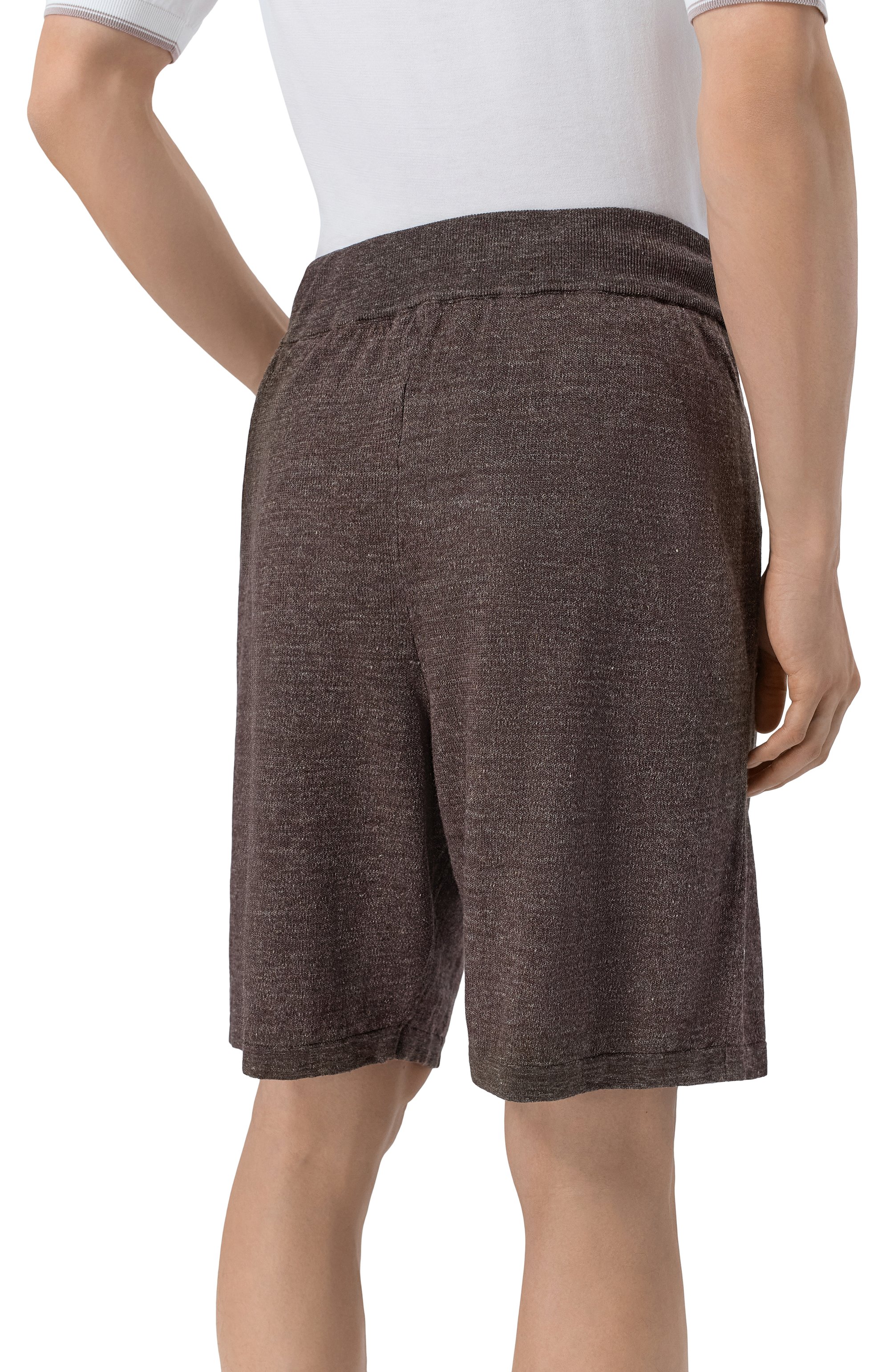 Шорты изо льна и шелка ANDREA CAMPAGNA, арт. M5426-8088, фото 4