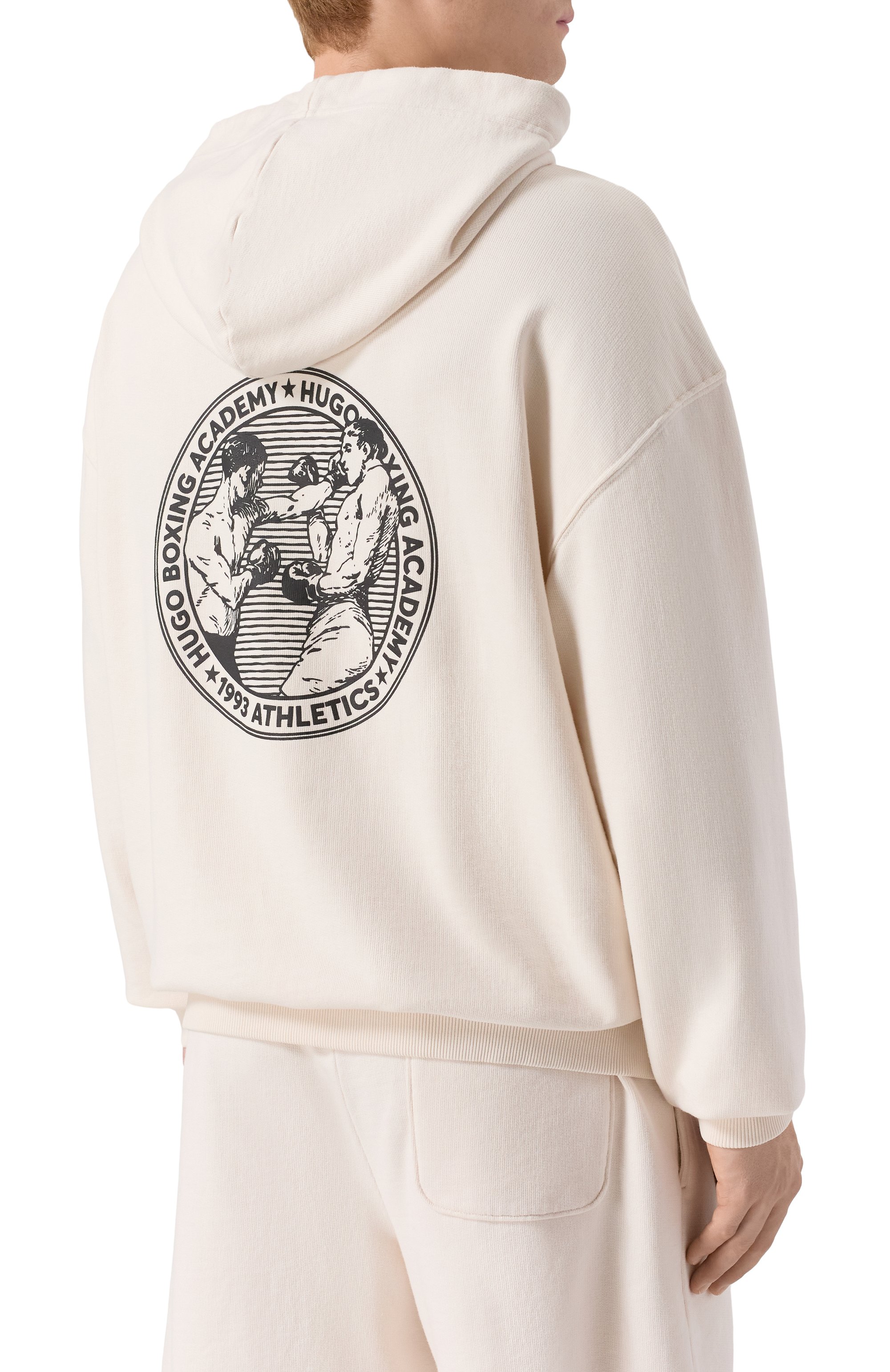 Хлопковое худи HUGO, арт. 50542399, фото 4