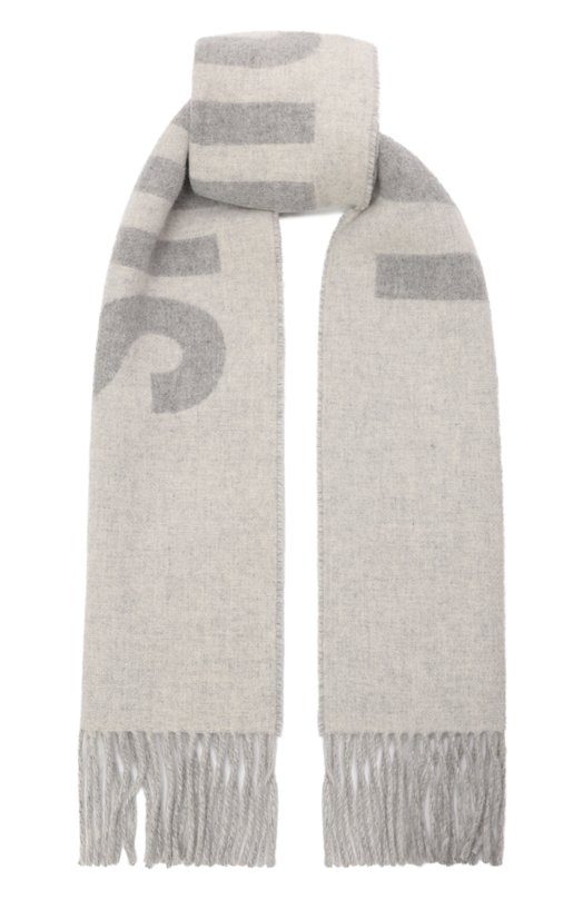 Шерстяной шарф Jacquemus 22HACU00435/A0T4001 Серый 22HACU00435/A0T4001