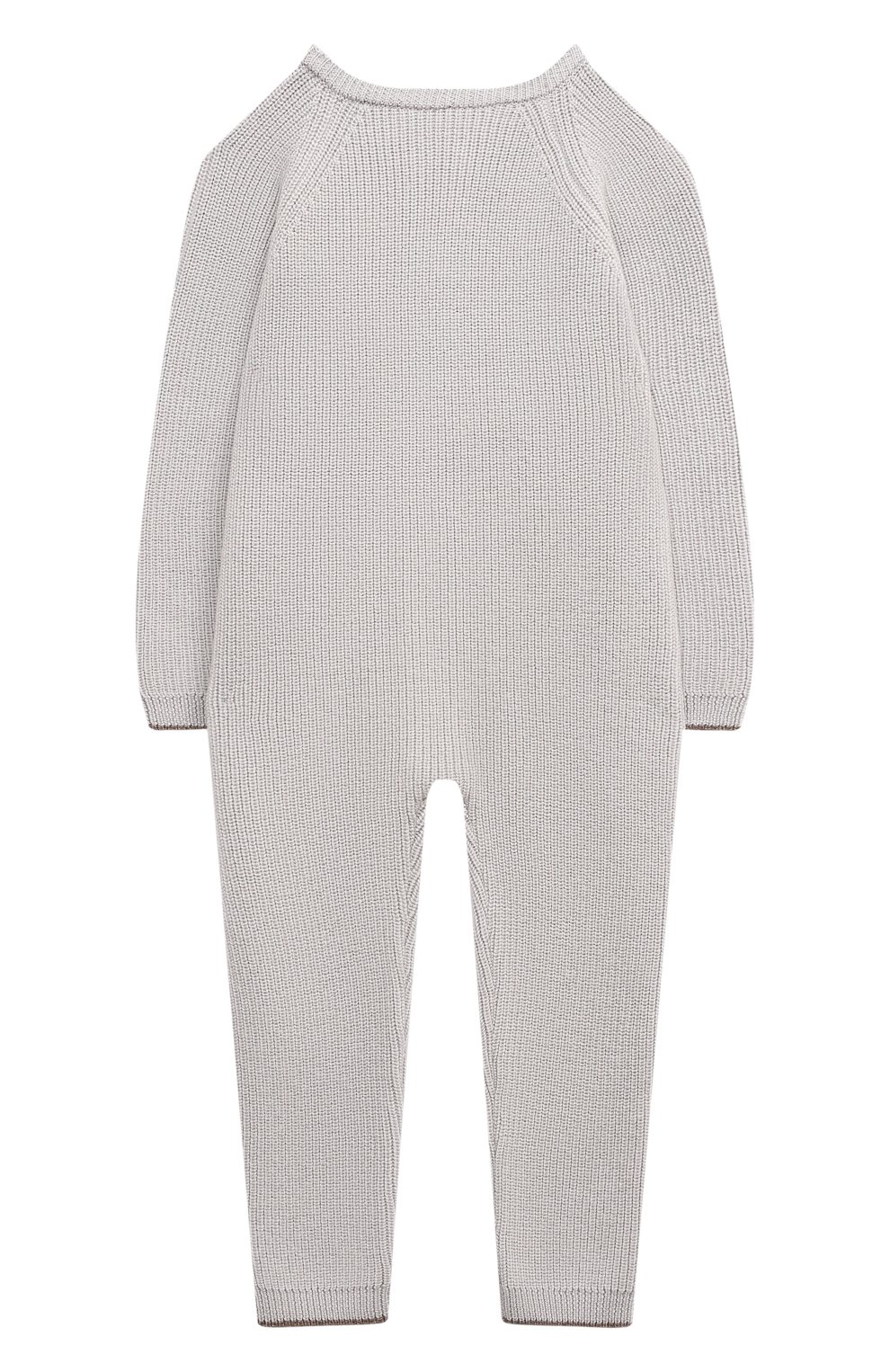Шерстяной комбинезон BABY T серого цвета по цене 14250 руб., арт. 23AI011TZ/18M-36M, фото 2 Шерстяной комбинезон BABY T, арт. 23AI011TZ/18M-36M, фото 2
