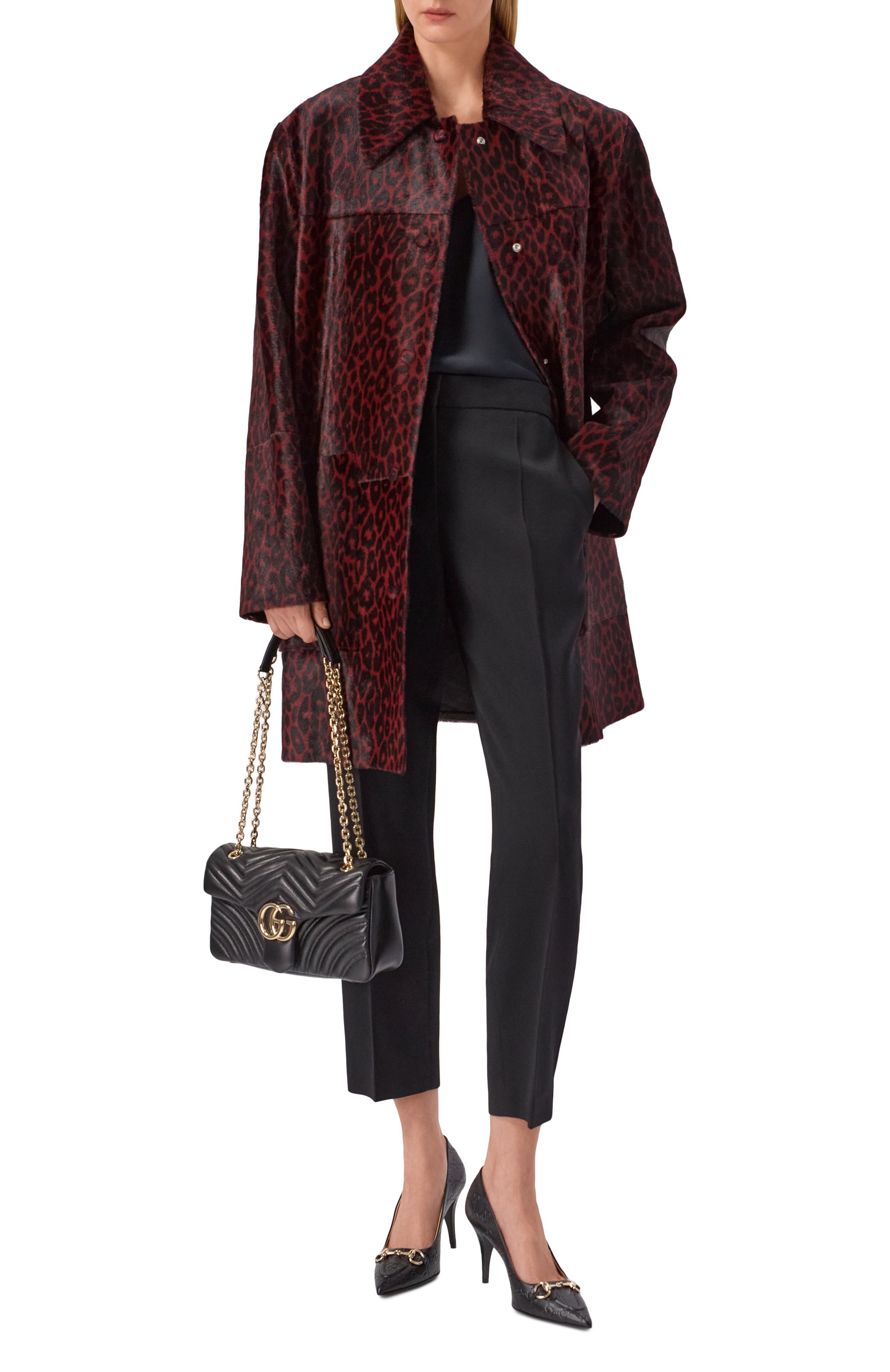 Сумка gg marmont medium GUCCI, арт. 837267/AAE38, фото 3