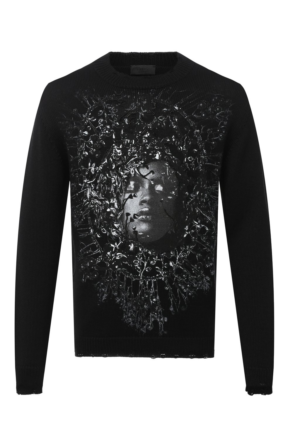 Свитер RH45 черного цвета по цене 28050 руб., арт. JK04-I, фото 1 Свитер RH45, арт. JK04-I, фото 1