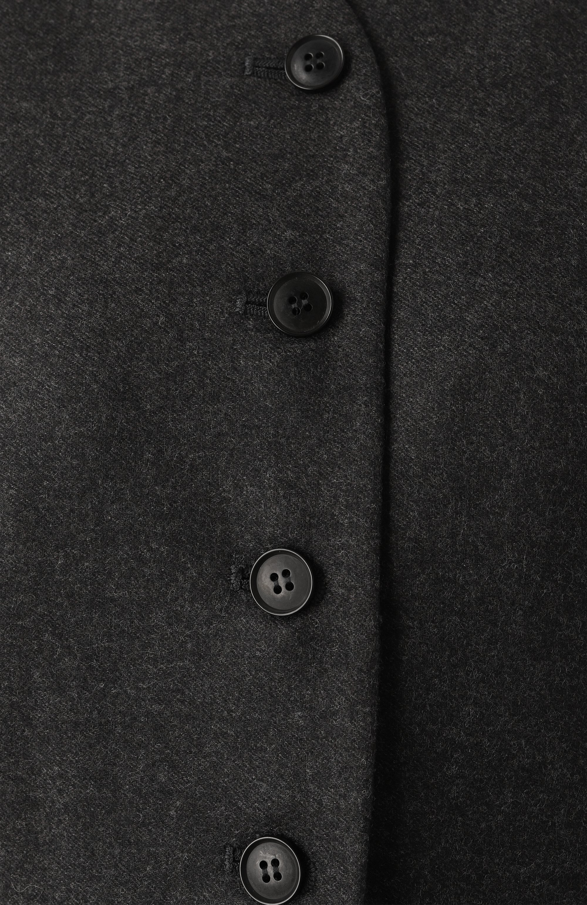 Шерстяной жилет LESYANEBO серого цвета по цене 34000 руб., арт. LN03H-411A_TH, фото 6 Шерстяной жилет LESYANEBO, арт. LN03H-411A_TH, фото 6