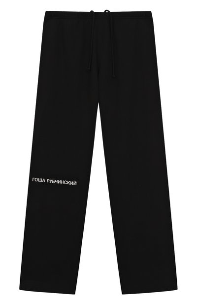 Хлопковые брюки ГОША РУБЧИНСКИЙ, арт. SWP_0301_BLACK
