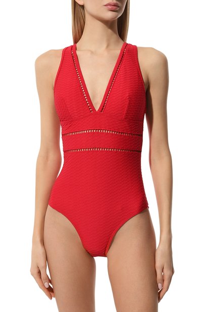 Слитный купальник SEA LEVEL красного цвета по цене 17500 руб., арт. SL1497HC, фото 2 Слитный купальник SEA LEVEL, арт. SL1497HC, фото 2