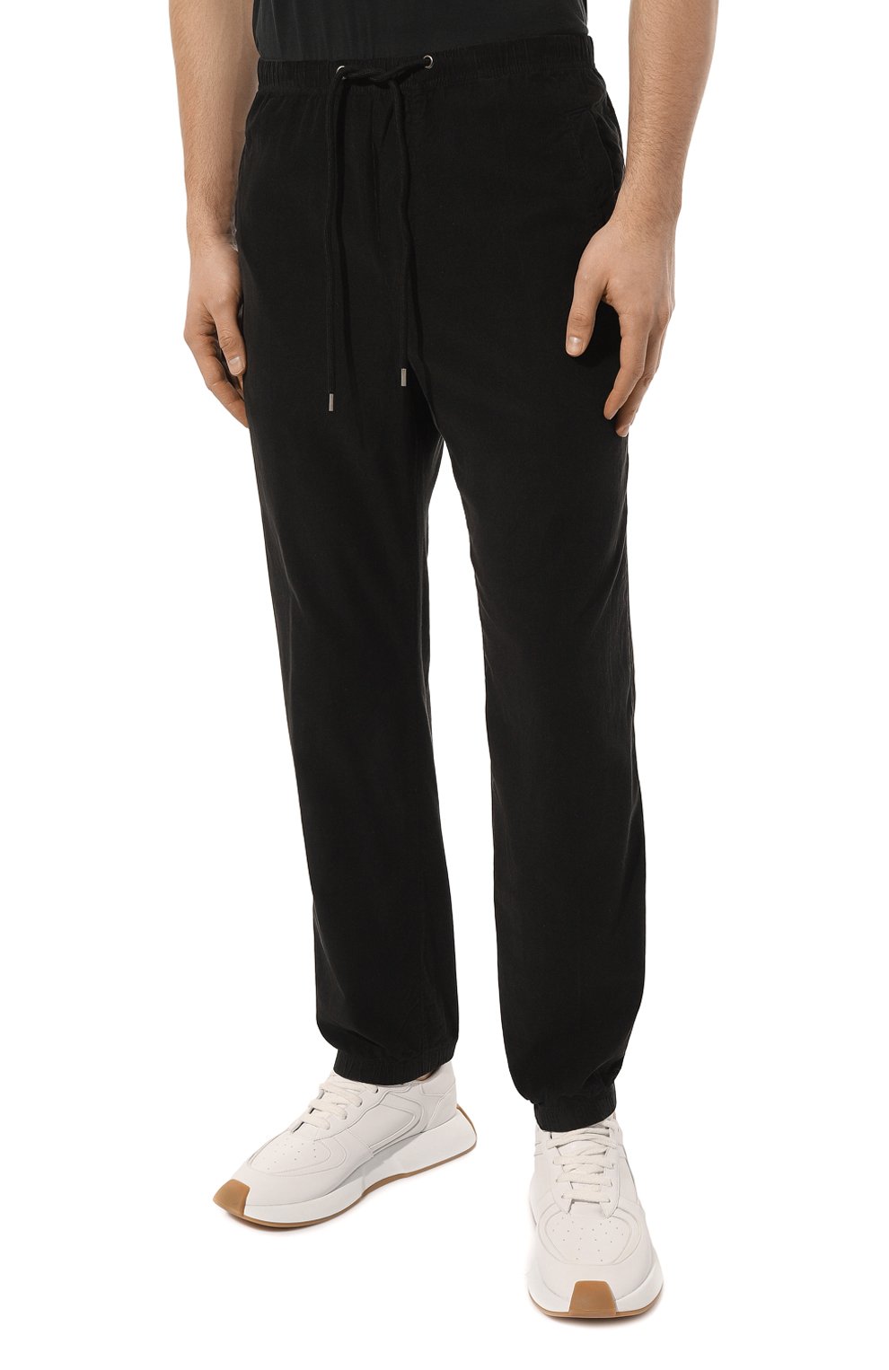 Вельветовые джоггеры JAMES PERSE черного цвета по цене 49950 руб., арт. MKUP1353/BLK, фото 3 Вельветовые джоггеры JAMES PERSE, арт. MKUP1353/BLK, фото 3