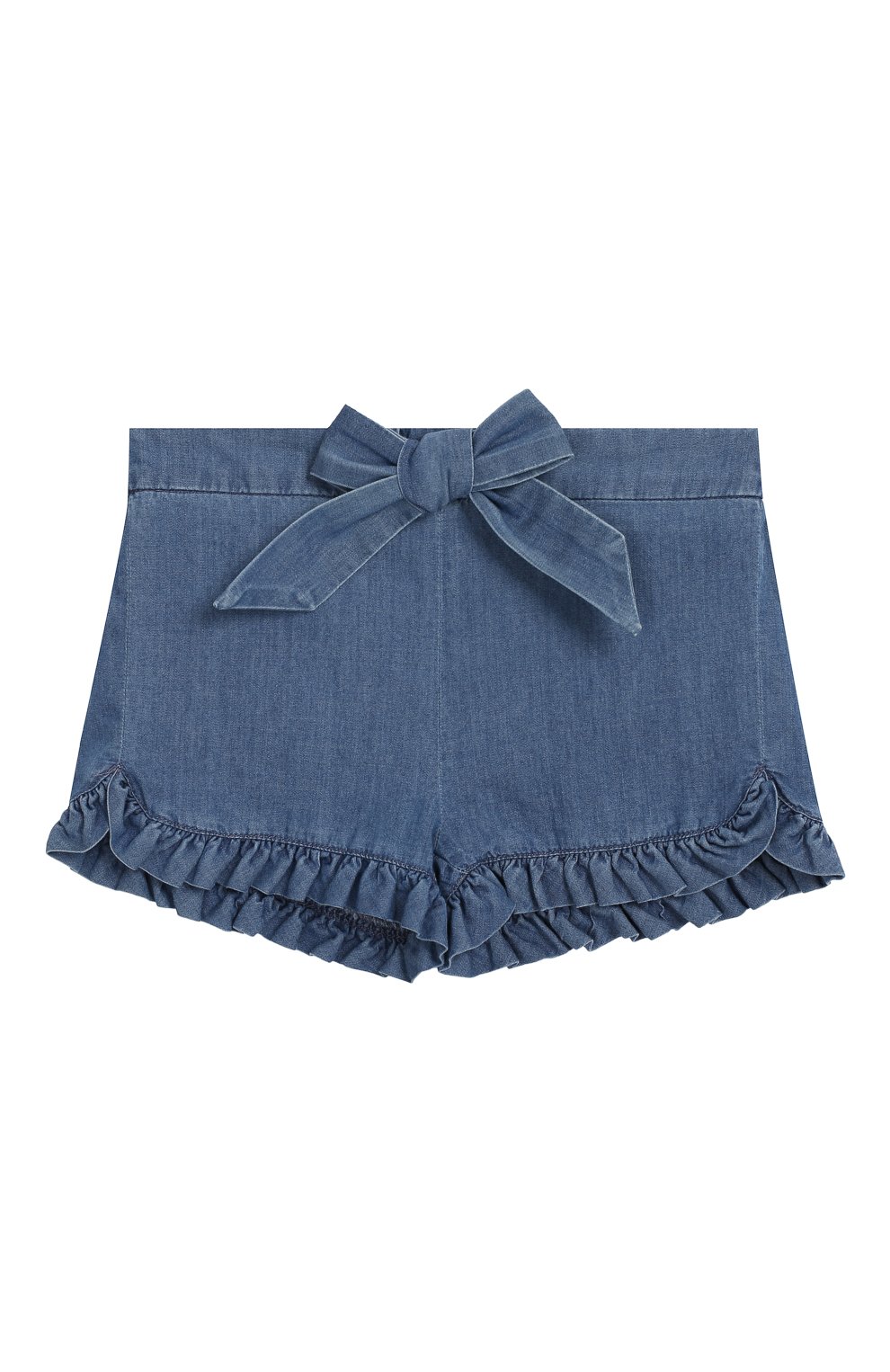 Джинсовые шорты CHLOÉ голубого цвета по цене 9735 руб., арт. C04132/2A-3A, фото 1 Джинсовые шорты CHLOÉ, арт. C04132/2A-3A, фото 1