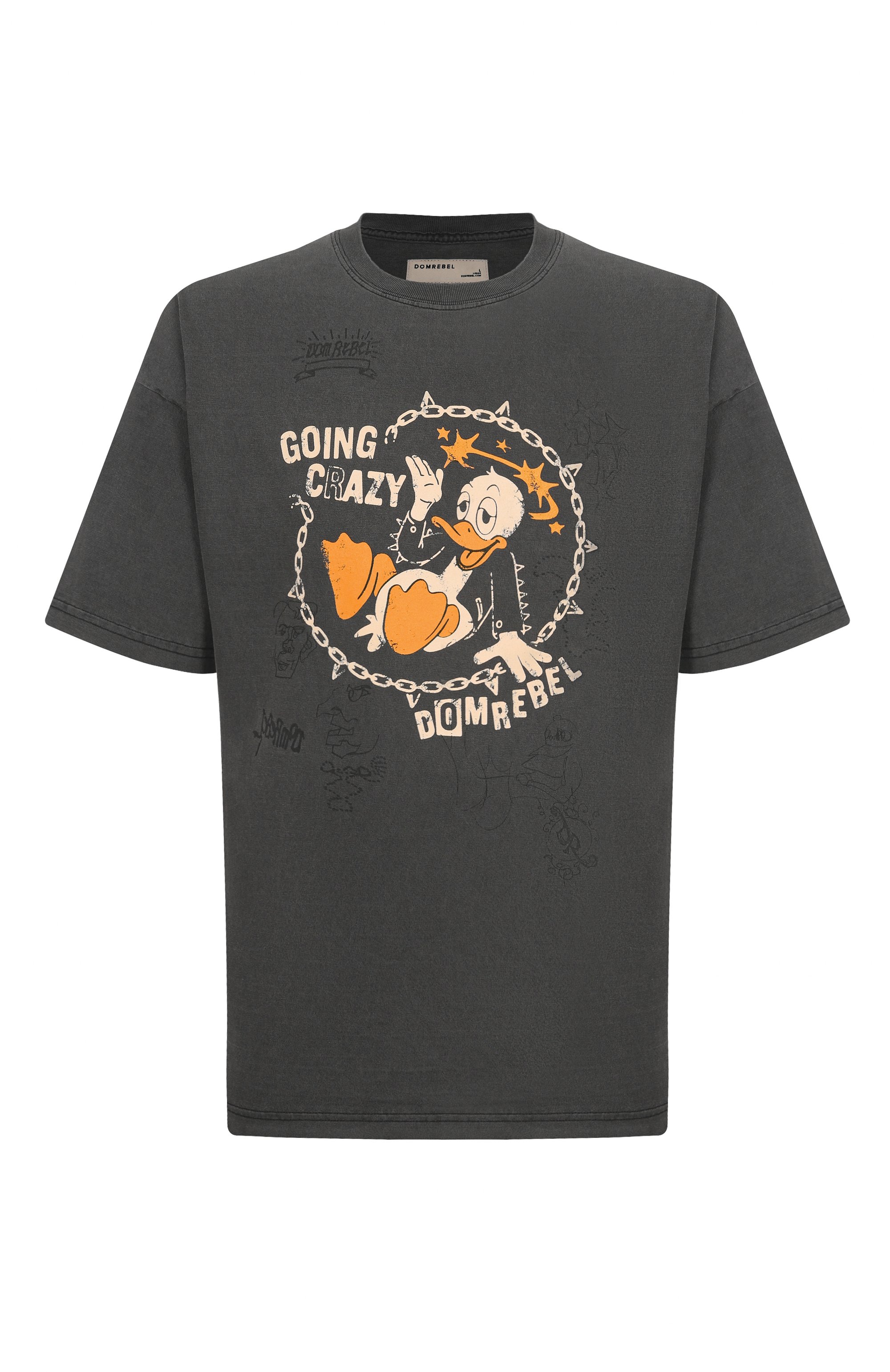 Хлопковая футболка DOMREBEL, арт. M CRAY/T-SHIRT, фото 1