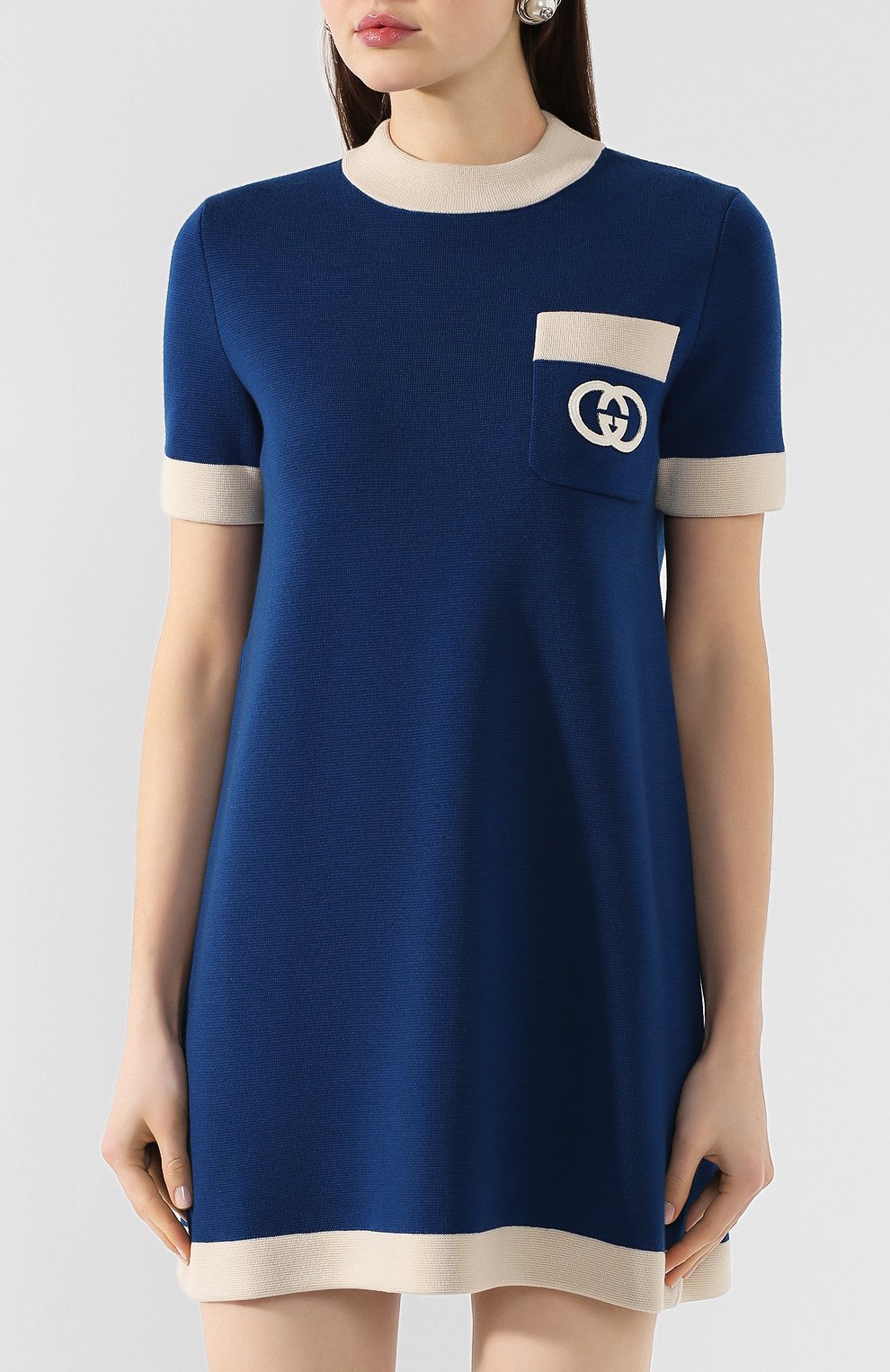 Шерстяное платье GUCCI, арт. 606015/XKA4A, фото 3