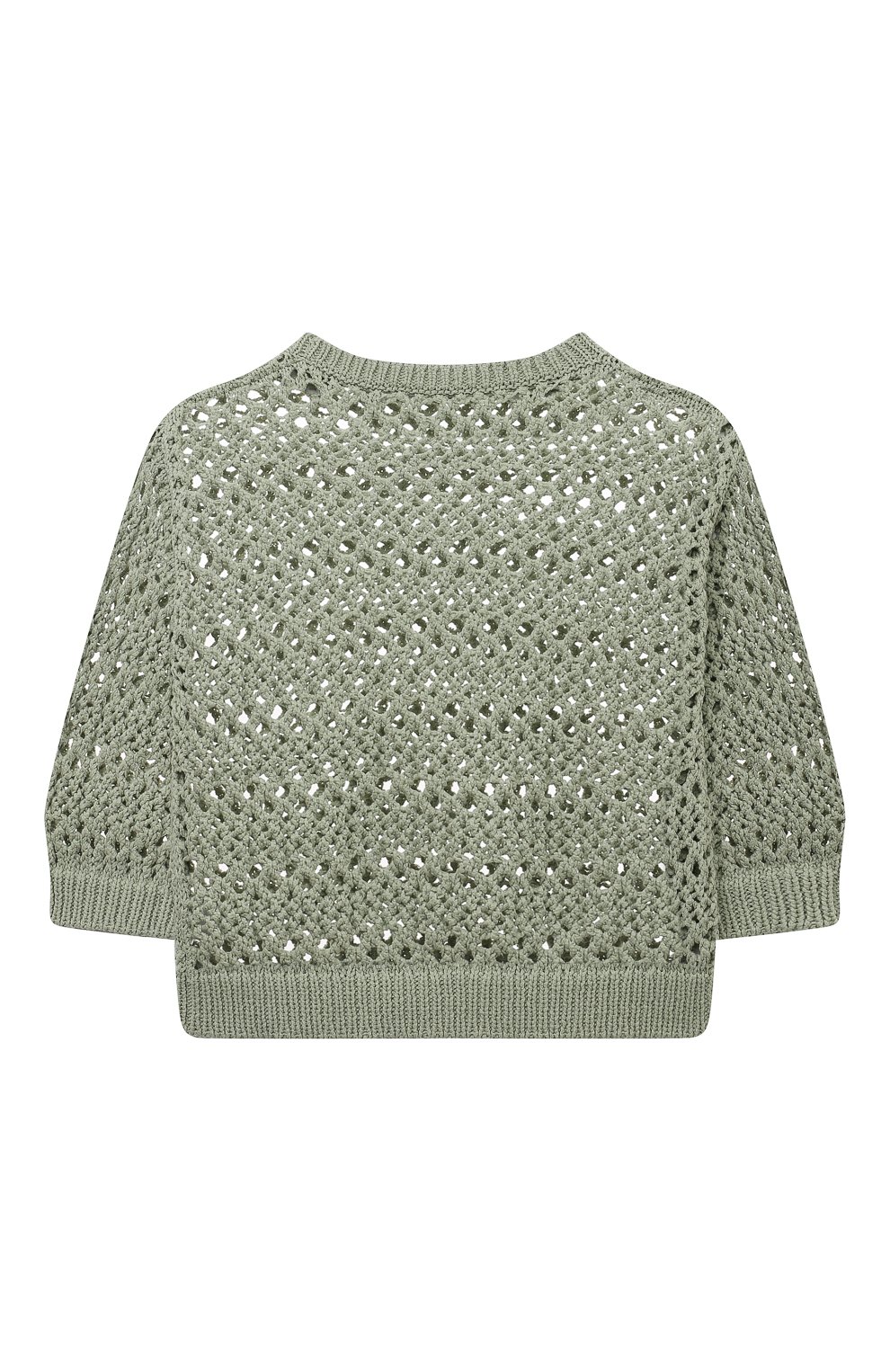 Хлопковый пуловер BRUNELLO CUCINELLI, арт. BJ0M32310A, фото 2