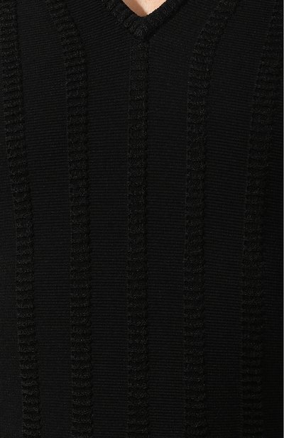 Платье из вискозы ALEXANDER MCQUEEN черного цвета по цене 191000 руб., арт. 594979/Q1AI8, фото 5 Платье из вискозы ALEXANDER MCQUEEN, арт. 594979/Q1AI8, фото 5