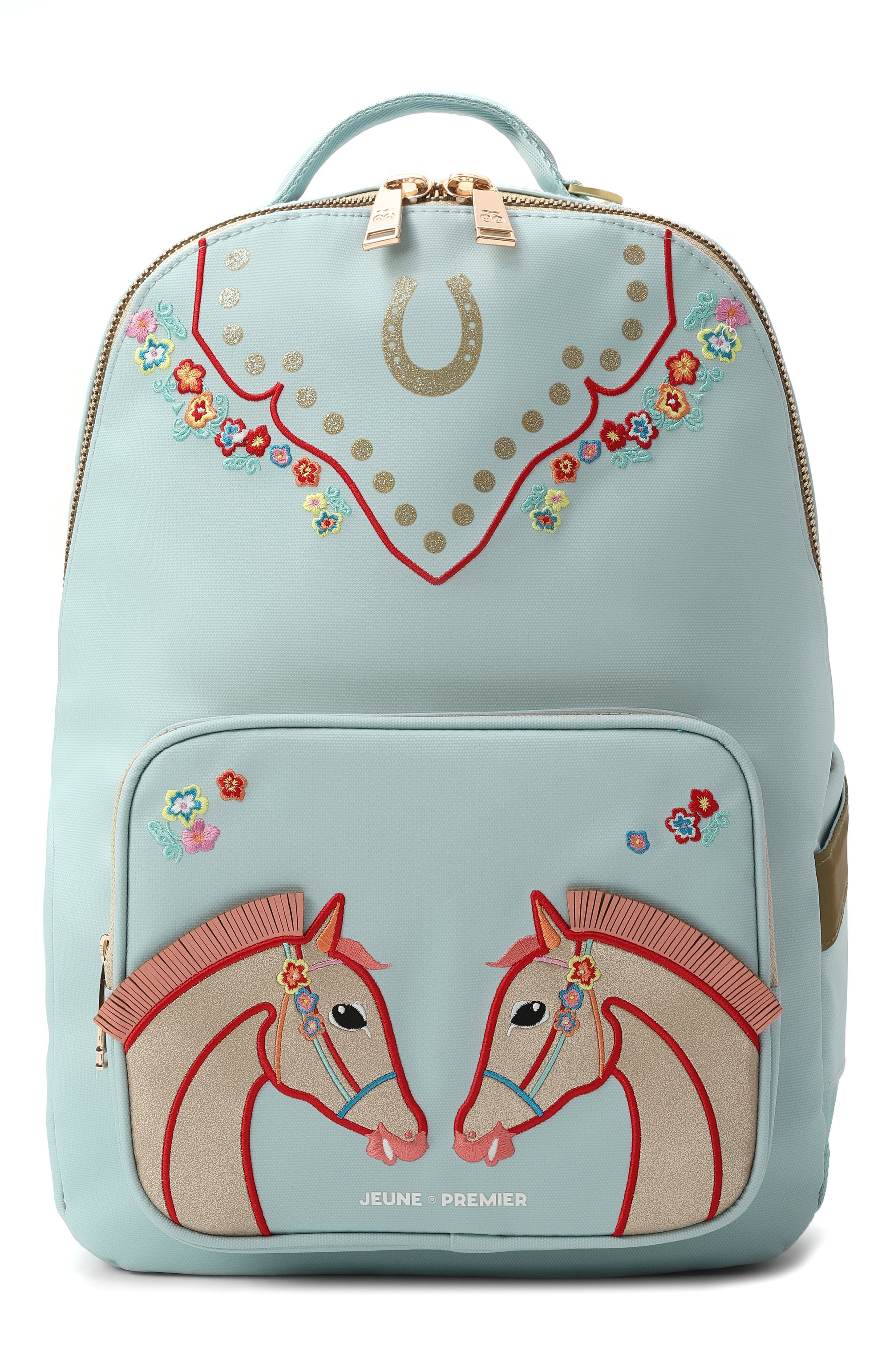 Рюкзак new bobbie JEUNE PREMIER голубого цвета по цене 20780 руб., арт. BO224187, фото 1 Рюкзак new bobbie JEUNE PREMIER, арт. BO224187, фото 1