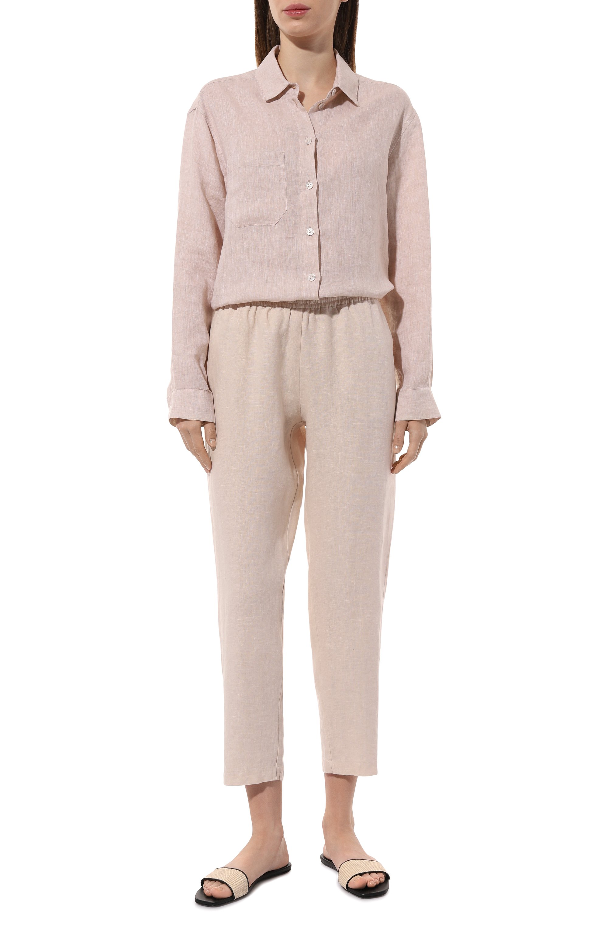 Льняные брюки DEREK ROSE, арт. 1705/VIEN001, фото 2