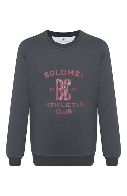 Мужской хлопковый свитшот BRUNELLO CUCINELLI, арт. MW8633380G