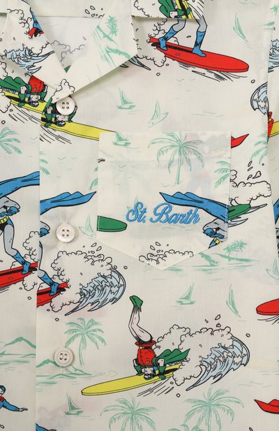 Хлопковая рубашка MC2 SAINT BARTH, арт. STBK KALEA JR/KALE002, фото 3