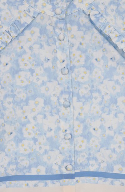 Хлопковая блузка PHILOSOPHY DI LORENZO SERAFINI KIDS, арт. I1E304/5617/4-10, фото 3