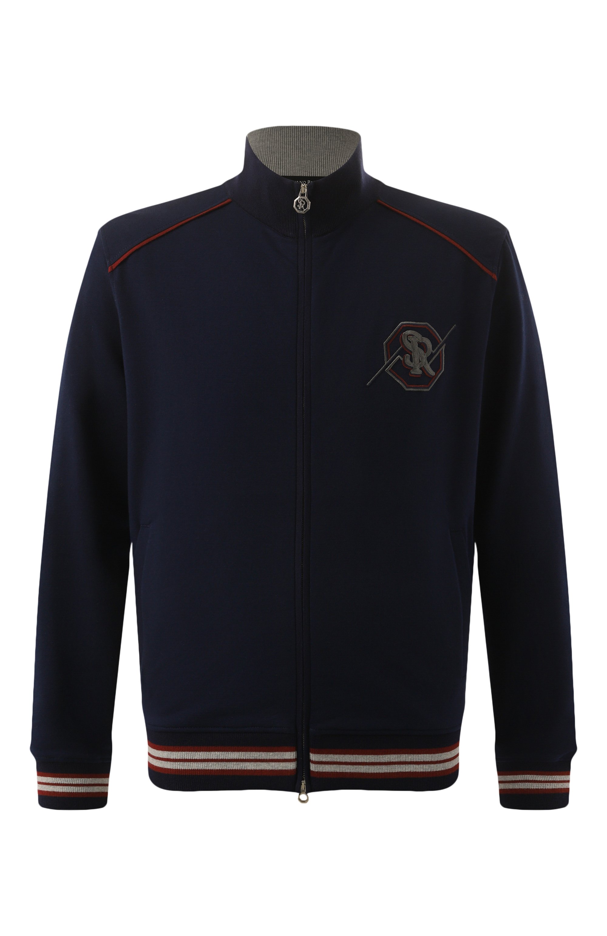 Хлопковая толстовка STEFANO RICCI темно-синего цвета по цене 108000 руб., арт. K101028R31/T23350, фото 1 Хлопковая толстовка STEFANO RICCI, арт. K101028R31/T23350, фото 1