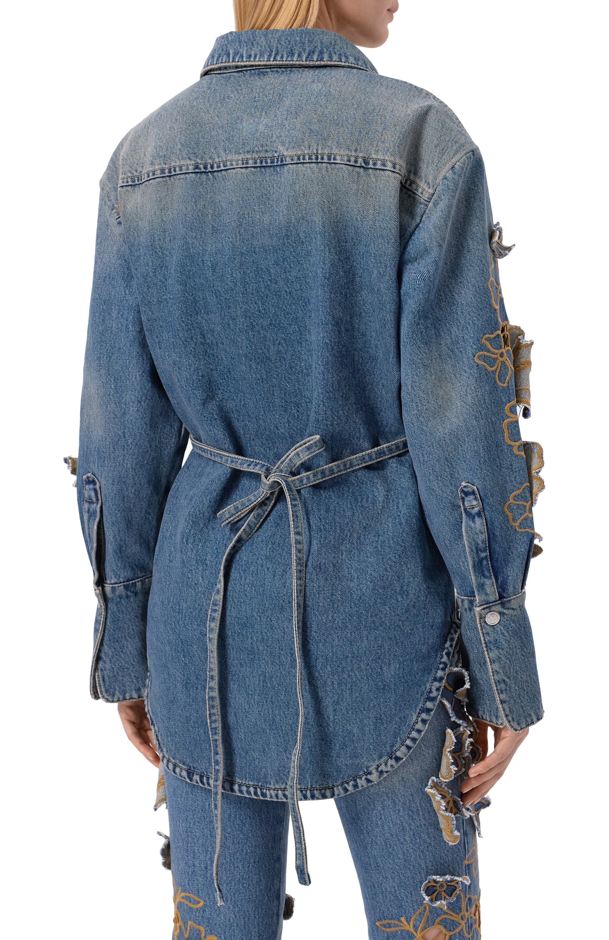 Джинсовая рубашка BLUMARINE, арт. 4J129A, фото 4