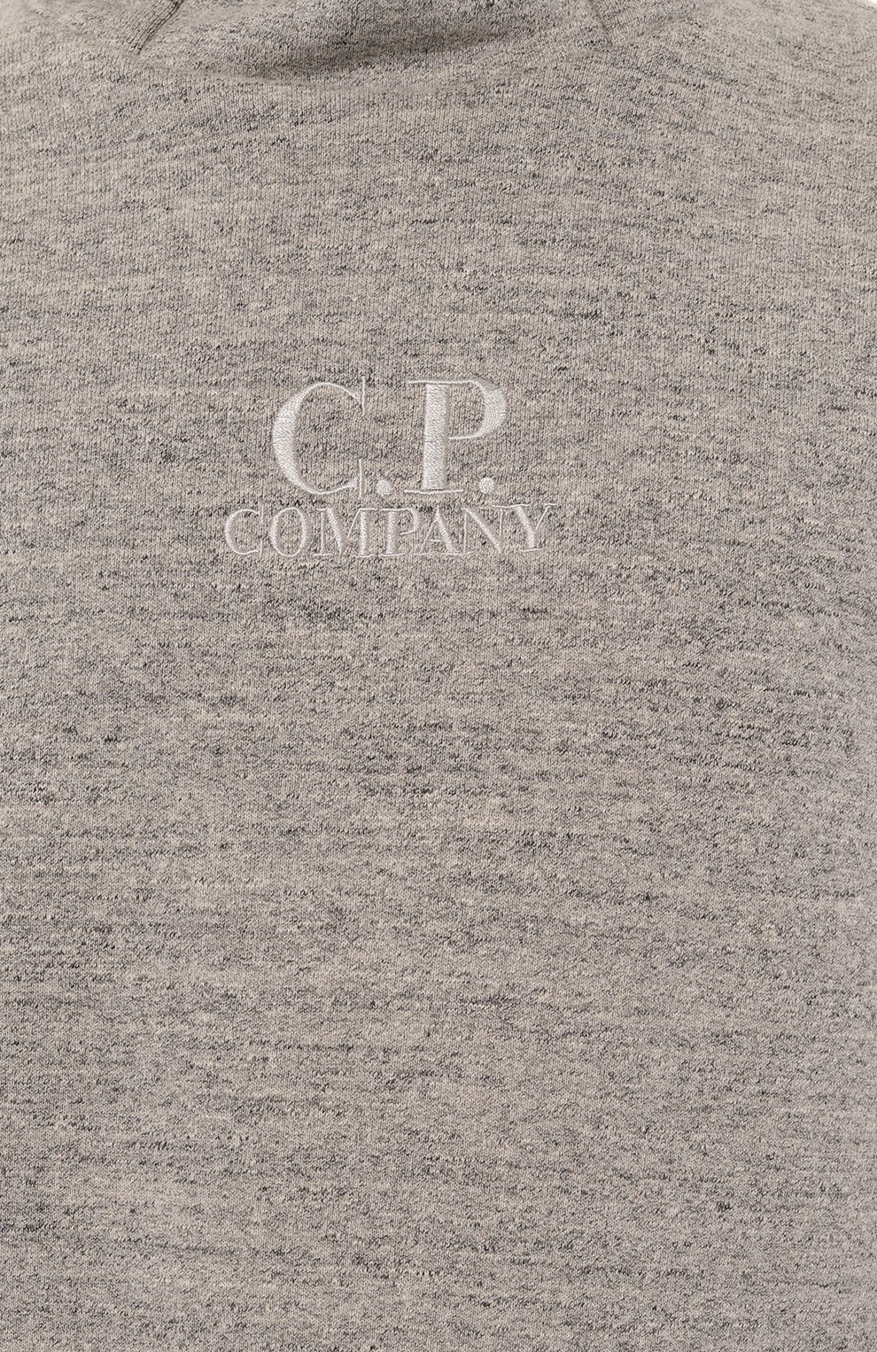 Хлопковое худи C.P. COMPANY, арт. 17CMSS137A110222W, фото 5