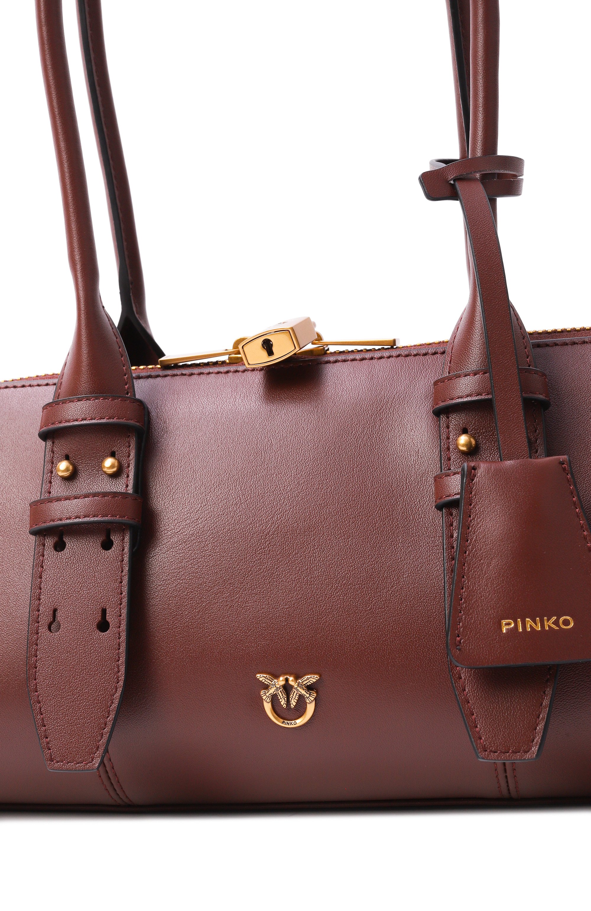 Сумка escape large PINKO бордового цвета по цене 57150 руб., арт. 106169/A0Q0, фото 3 Сумка escape large PINKO, арт. 106169/A0Q0, фото 3