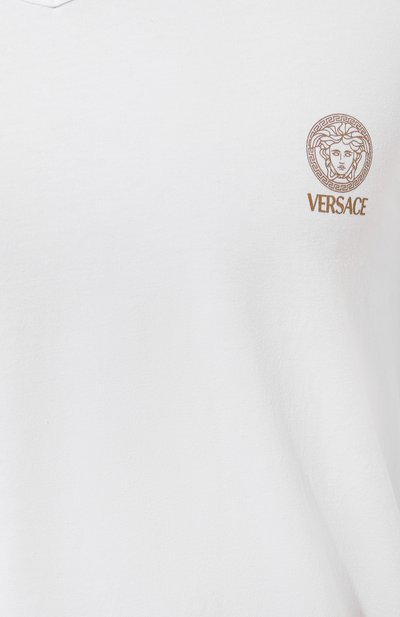 Хлопковая футболка VERSACE, арт. AUU01004/1A10011, фото 5