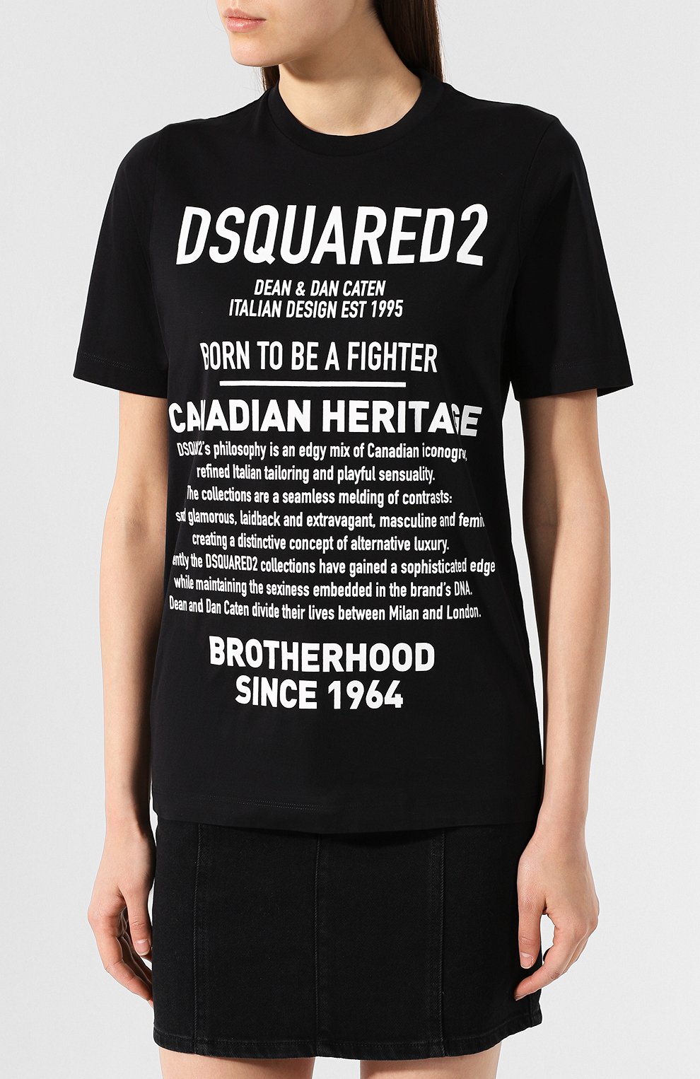 Хлопковая футболка DSQUARED2, арт. S75GD0033/S22844, фото 3