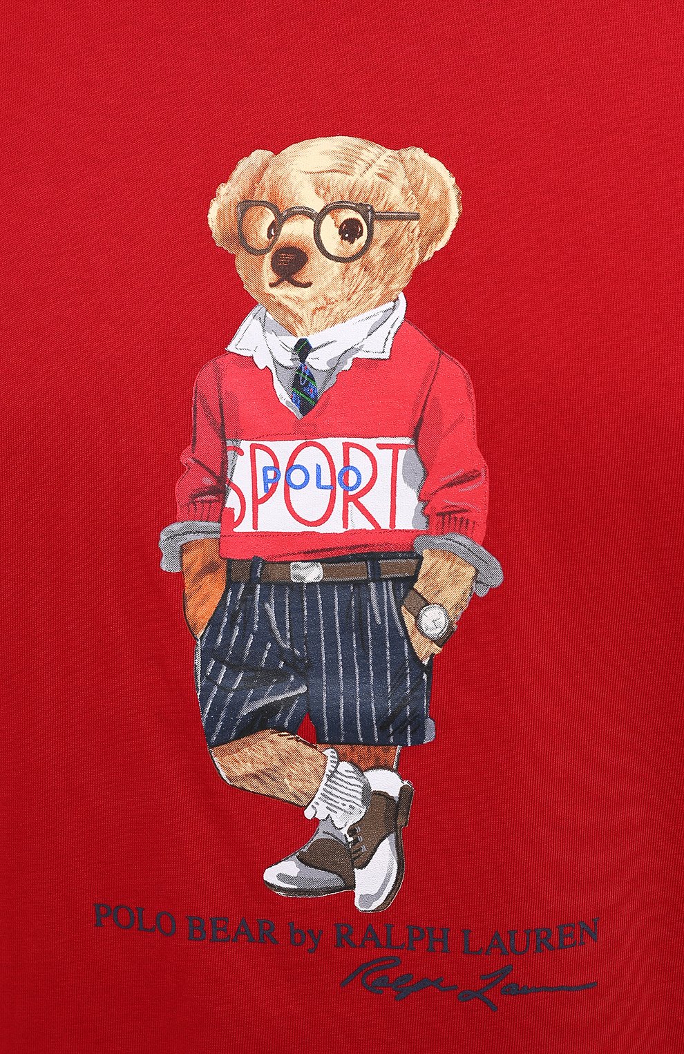 Хлопковая футболка POLO RALPH LAUREN, арт. 710803488, фото 5