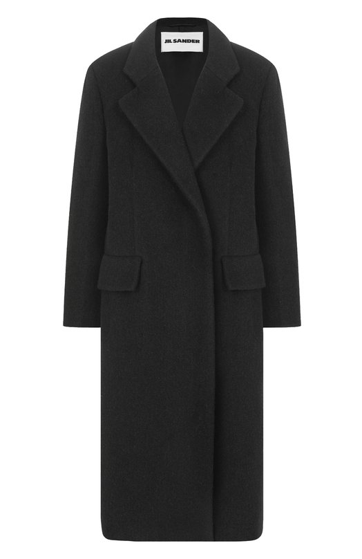 Шерстяное пальто Jil Sander J02AA0176-J41387 Чёрный J02AA0176-J41387