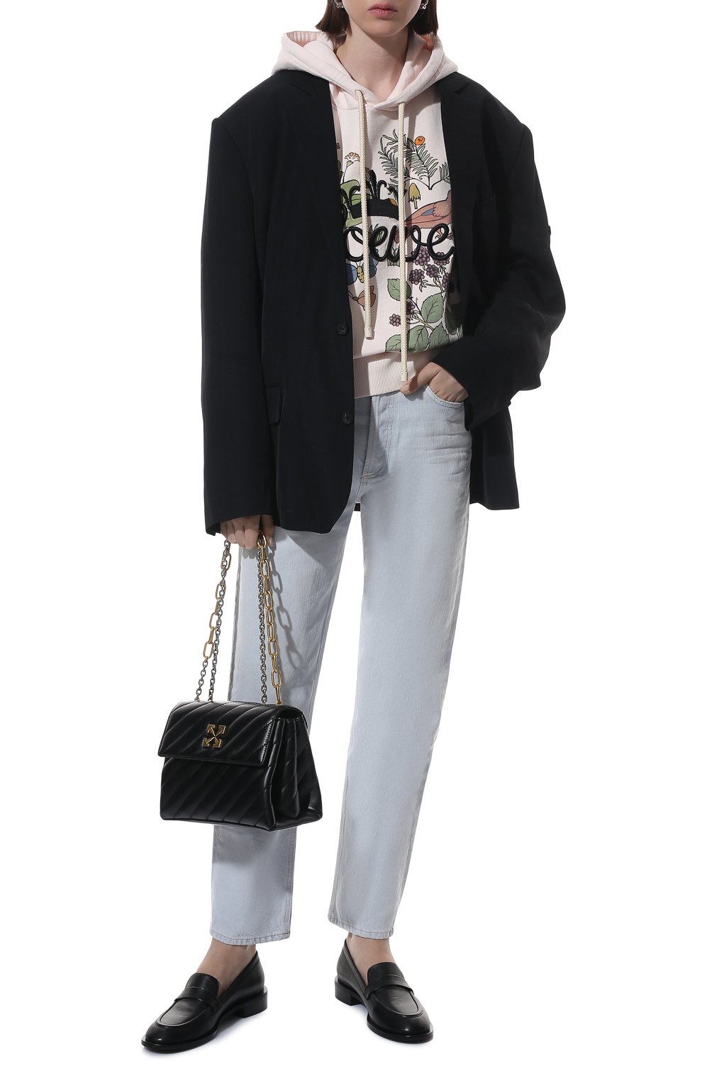 Хлопковое худи herbarium LOEWE розового цвета по цене 96000 руб., арт. S800Y25X03, фото 2 Хлопковое худи herbarium LOEWE, арт. S800Y25X03, фото 2