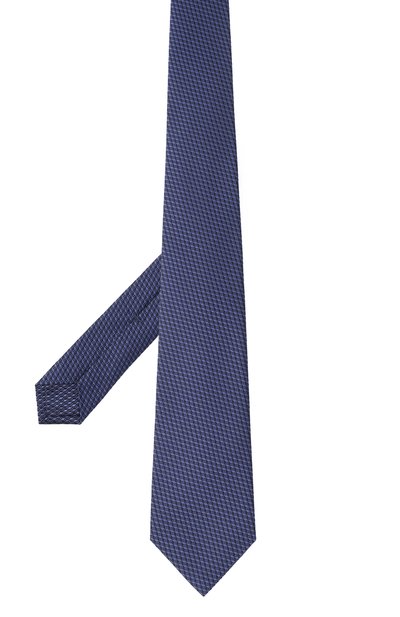 Шелковый галстук KITON синего цвета по цене 39950 руб., арт. UCRVKPC08L11, фото 3 Шелковый галстук KITON, арт. UCRVKPC08L11, фото 3