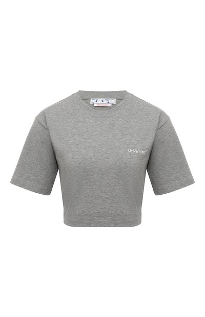 Хлопковая футболка OFF-WHITE, арт. OWAA081C99JER0030801, фото 1