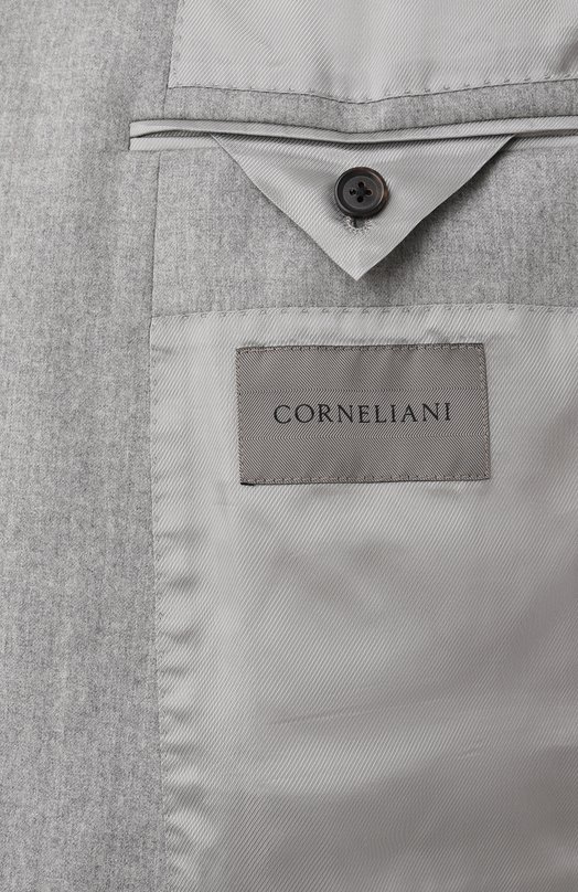 Шерстяной костюм Corneliani 946005-9418111_SET Серый  946005-9418111_SET Фото 9